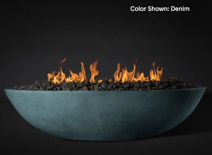 Slick Rock Concrete - Oasis Series 60 - Inch Oval Fire Bowl KOF60 - by Slick Rock Concrete | Buy at Agent BBQ
