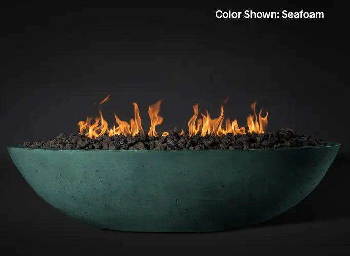 Slick Rock Concrete - Oasis Series 60 - Inch Oval Fire Bowl KOF60 - by Slick Rock Concrete | Buy at Agent BBQ