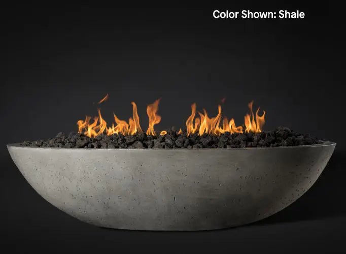 Slick Rock Concrete - Oasis Series 60 - Inch Oval Fire Bowl KOF60 - by Slick Rock Concrete | Buy at Agent BBQ