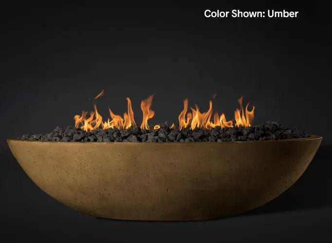 Slick Rock Concrete - Oasis Series 60 - Inch Oval Fire Bowl KOF60 - by Slick Rock Concrete | Buy at Agent BBQ