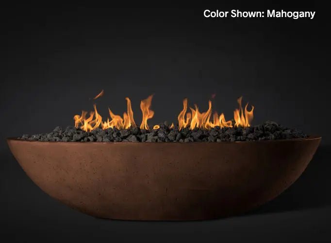Slick Rock Concrete - Oasis Series 60 - Inch Oval Fire Bowl KOF60 - by Slick Rock Concrete | Buy at Agent BBQ