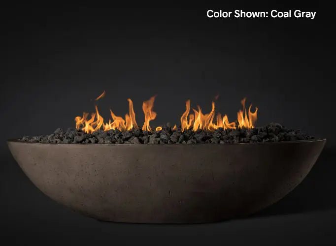 Slick Rock Concrete - Oasis Series 60 - Inch Oval Fire Bowl KOF60 - by Slick Rock Concrete | Buy at Agent BBQ