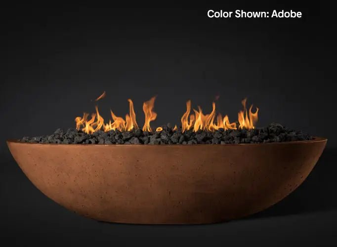 Slick Rock Concrete - Oasis Series 60 - Inch Oval Fire Bowl KOF60 - by Slick Rock Concrete | Buy at Agent BBQ