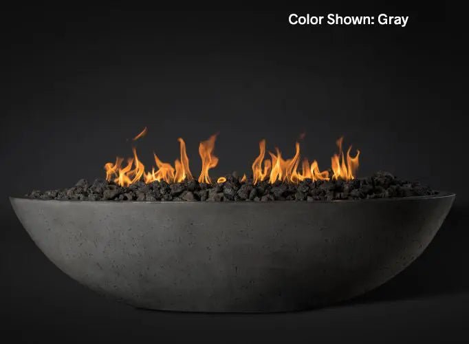 Slick Rock Concrete - Oasis Series 60 - Inch Oval Fire Bowl KOF60 - by Slick Rock Concrete | Buy at Agent BBQ
