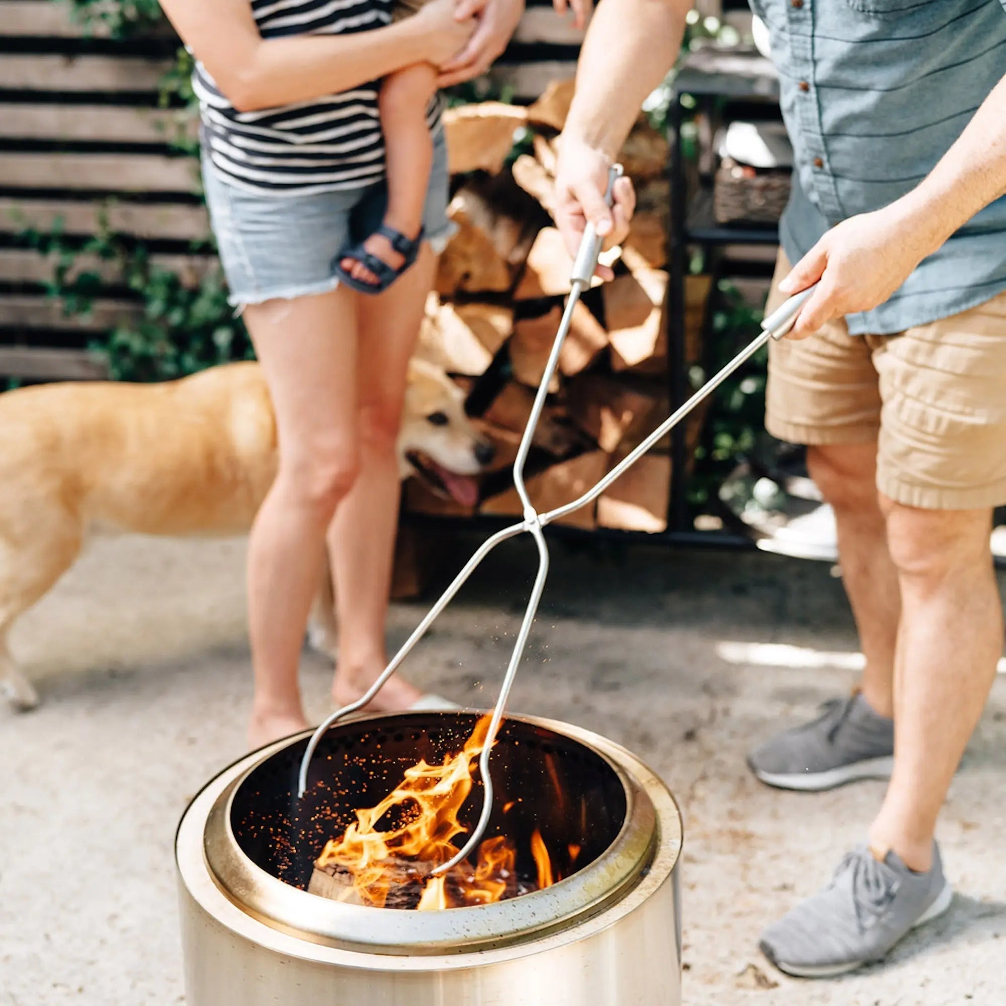 Solo Stove 2 - Piece Stainless Steel Fire Pit Tool Set - Fire Pit Accessory by Solo Stove | Buy at Agent BBQ