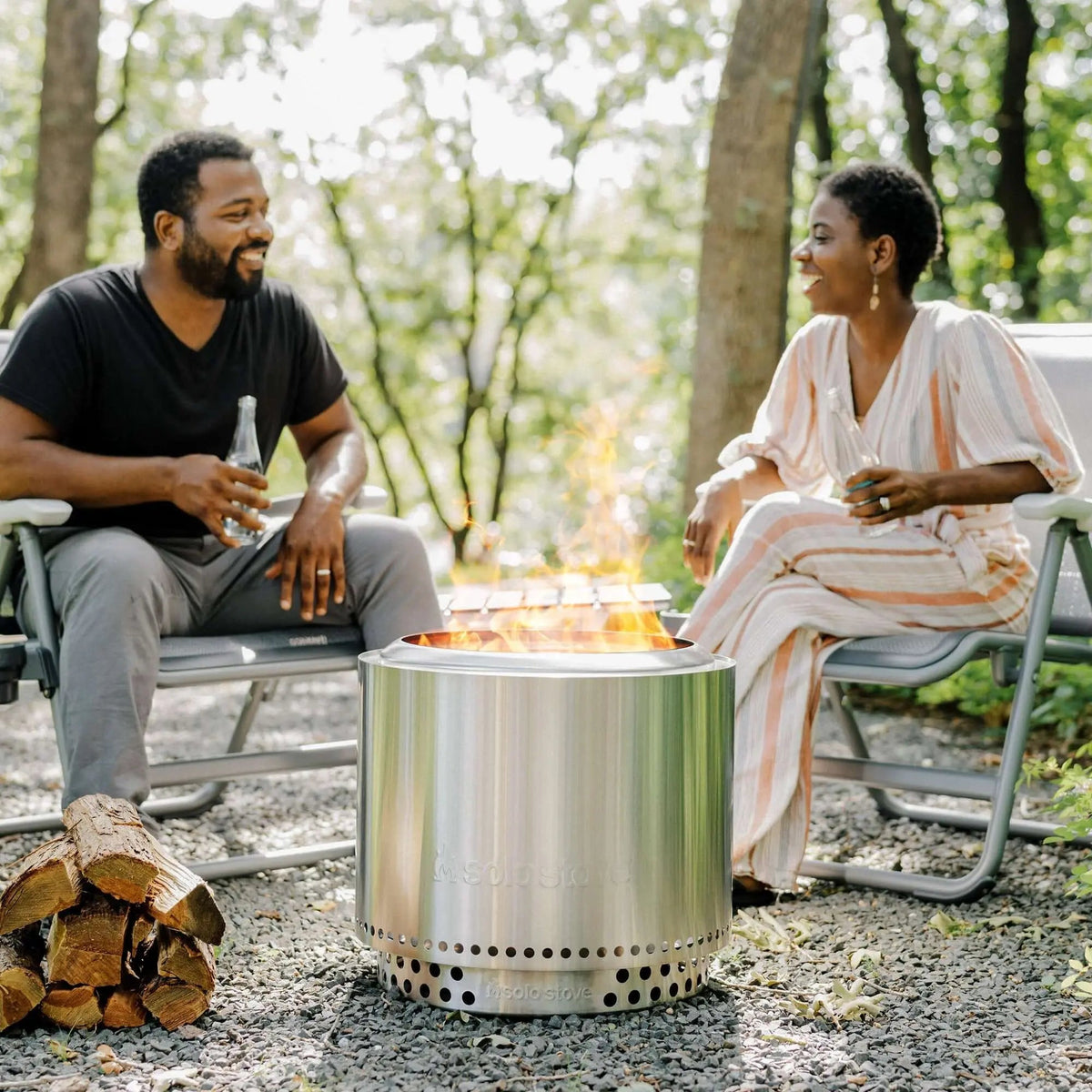 Solo Stove Bonfire Fire Pit + Stand + Shelter Bundle - Fire Pit by Solo Stove | Buy at Agent BBQ