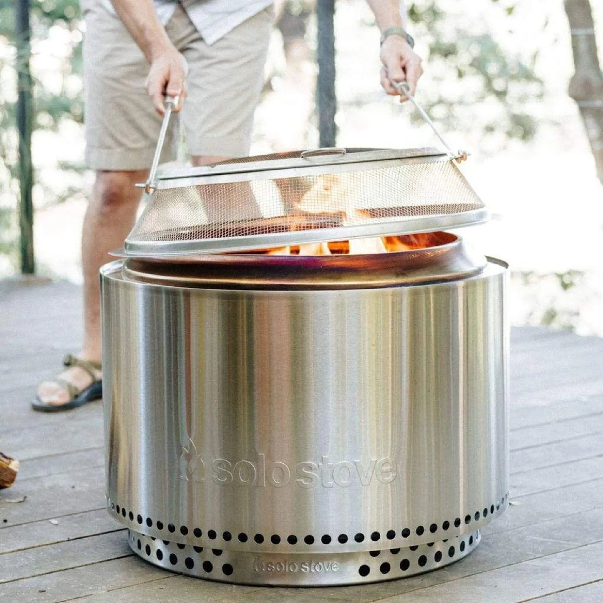 Solo Stove Yukon Stainless Steel Shield - Fire Pit by Solo Stove | Buy at Agent BBQ