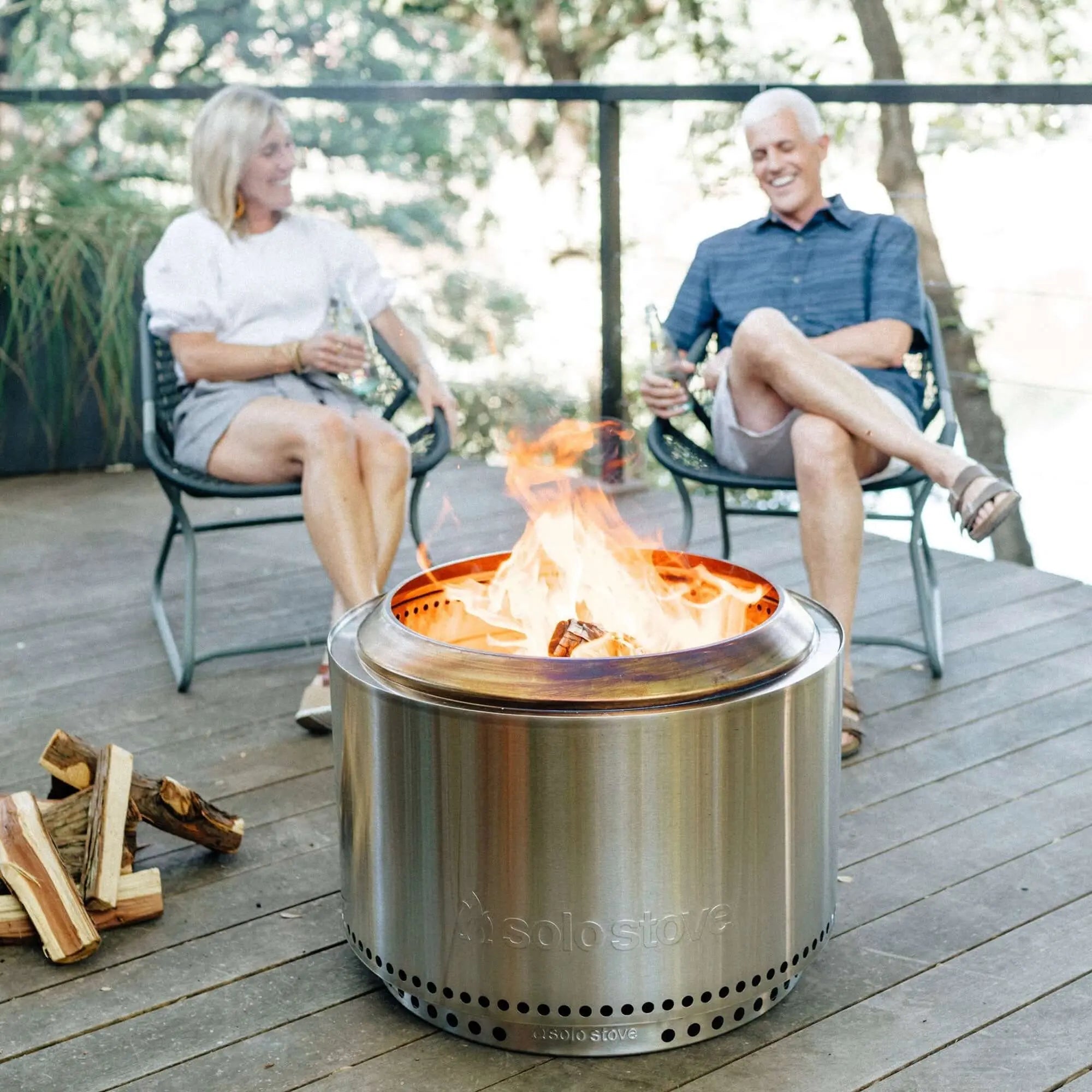 Yukon Fire Pit Stand and Shelter Bundle - Fire Pit by Solo Stove | Buy at Agent BBQ