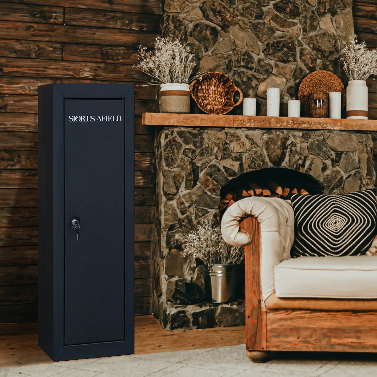 Sports Afield GC10 10-Gun Cabinet - Gun Cabinets & Rifle Cases by Sports Afield | Buy at Agent BBQ