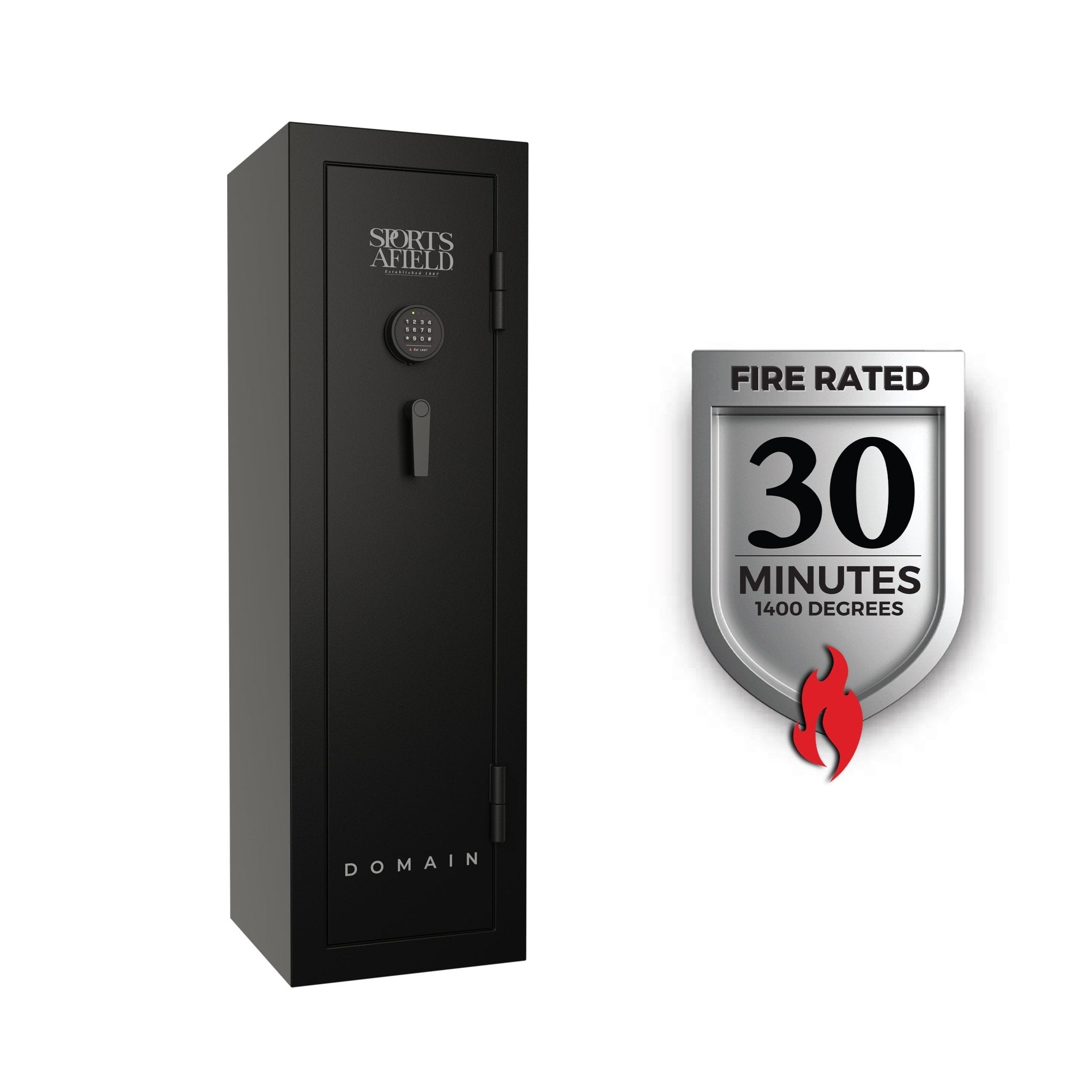 Sports Afield SA5512DOM-H Domain Series Gun Safe - 12 Guns - Gun Safes & Rifle Safe Products by Sports Afield | Buy at Agent BBQ