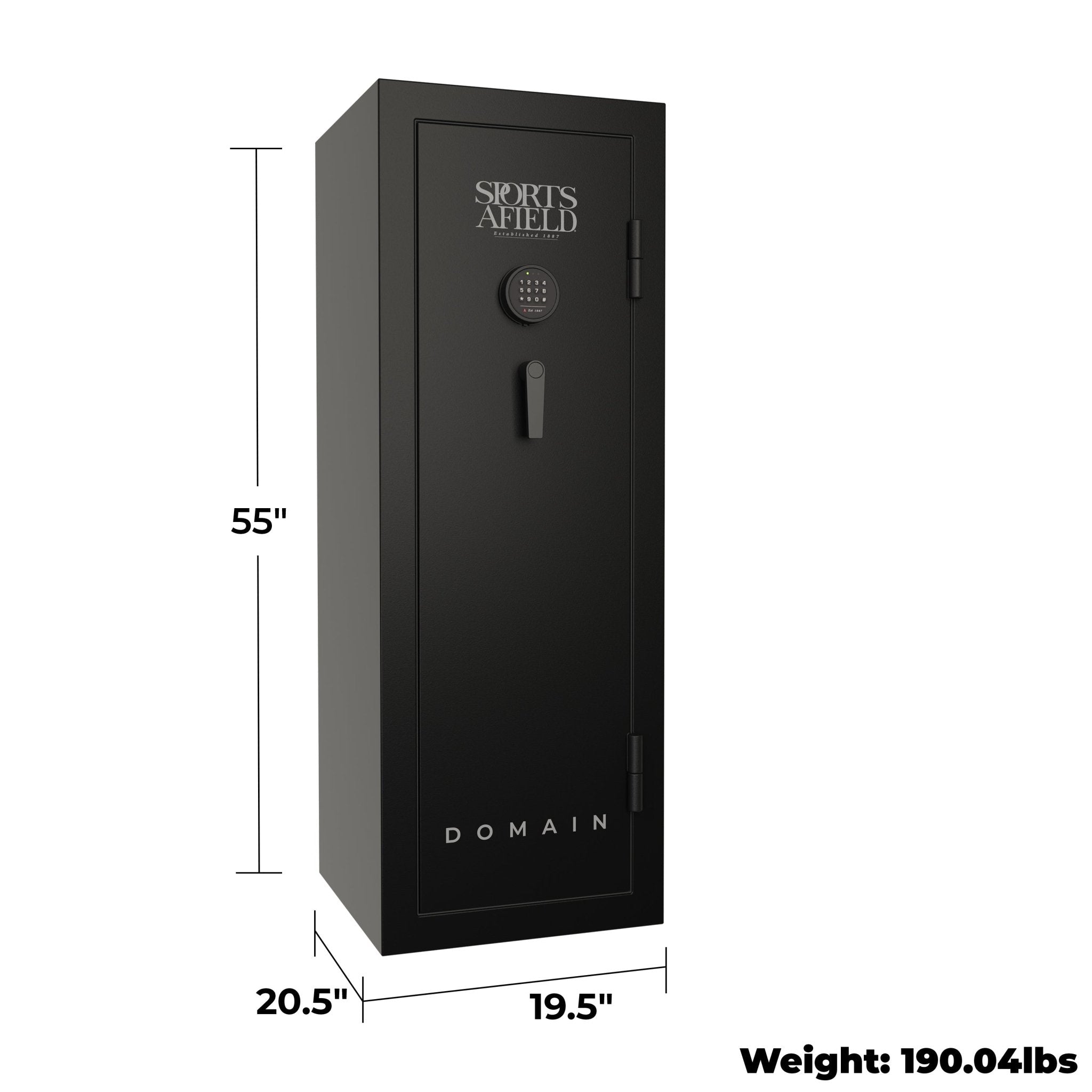 Sports Afield SA5520DOM-H Domain Series Gun Safe - 20 Guns - Gun Safes & Rifle Safe Products by Sports Afield | Buy at Agent BBQ