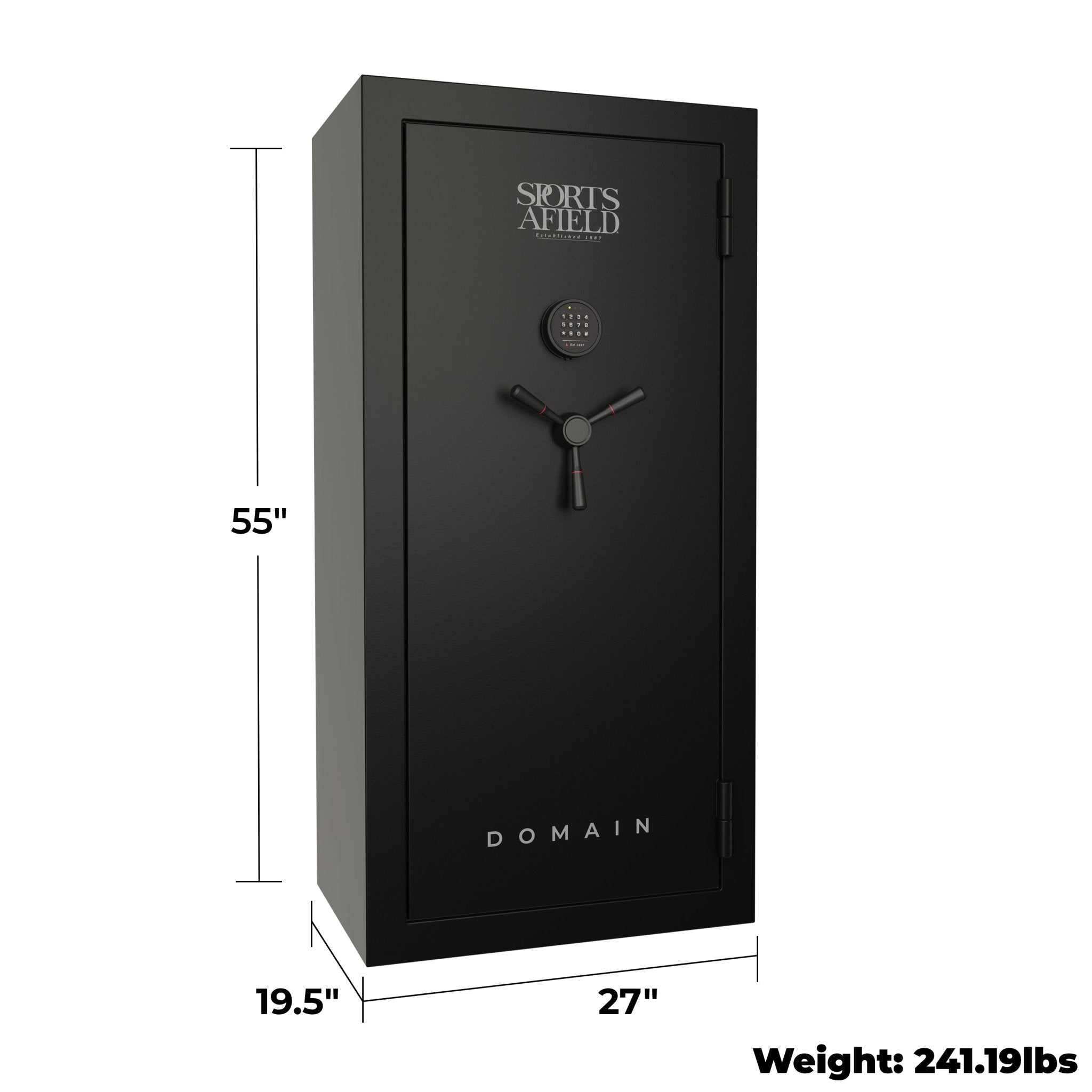 Sports Afield SA5530DOM-H Domain Series Gun Safe - 30 Guns - Gun Safes & Rifle Safe Products by Sports Afield | Buy at Agent BBQ