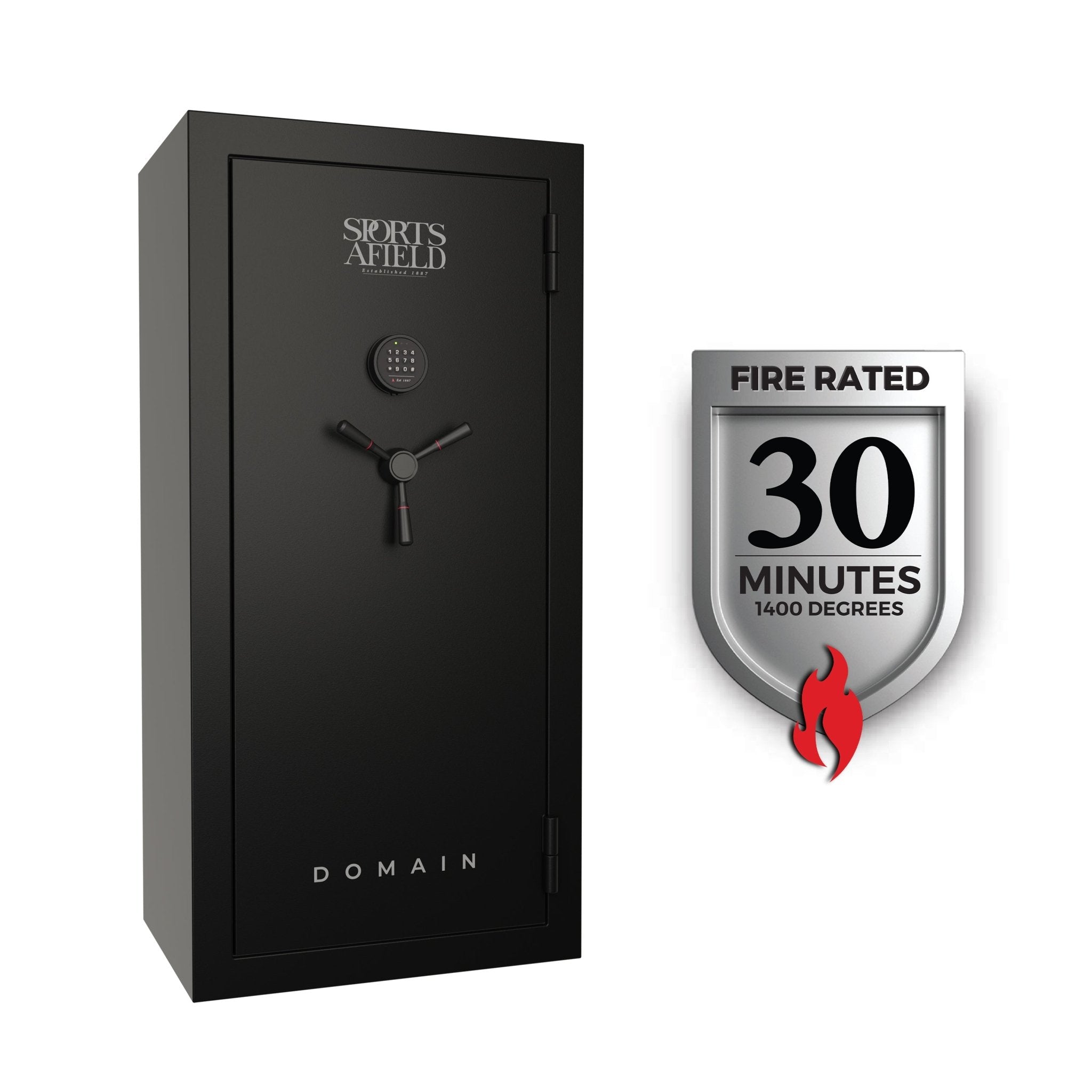 Sports Afield SA5530DOM-H Domain Series Gun Safe - 30 Guns - Gun Safes & Rifle Safe Products by Sports Afield | Buy at Agent BBQ