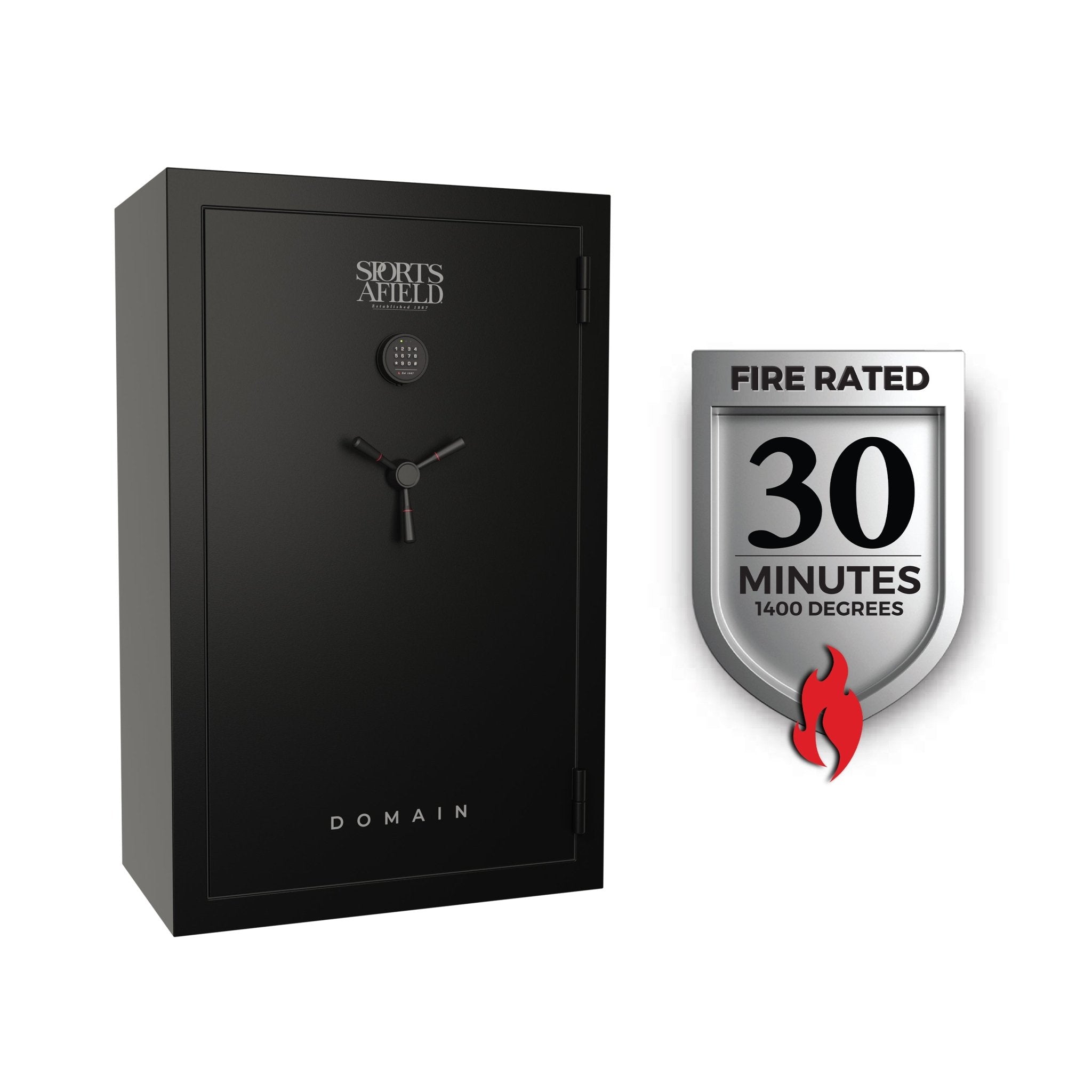 Sports Afield SA5540DOM-H Domain Series Gun Safe - 40 Guns - Gun Safes & Rifle Safe Products by Sports Afield | Buy at Agent BBQ