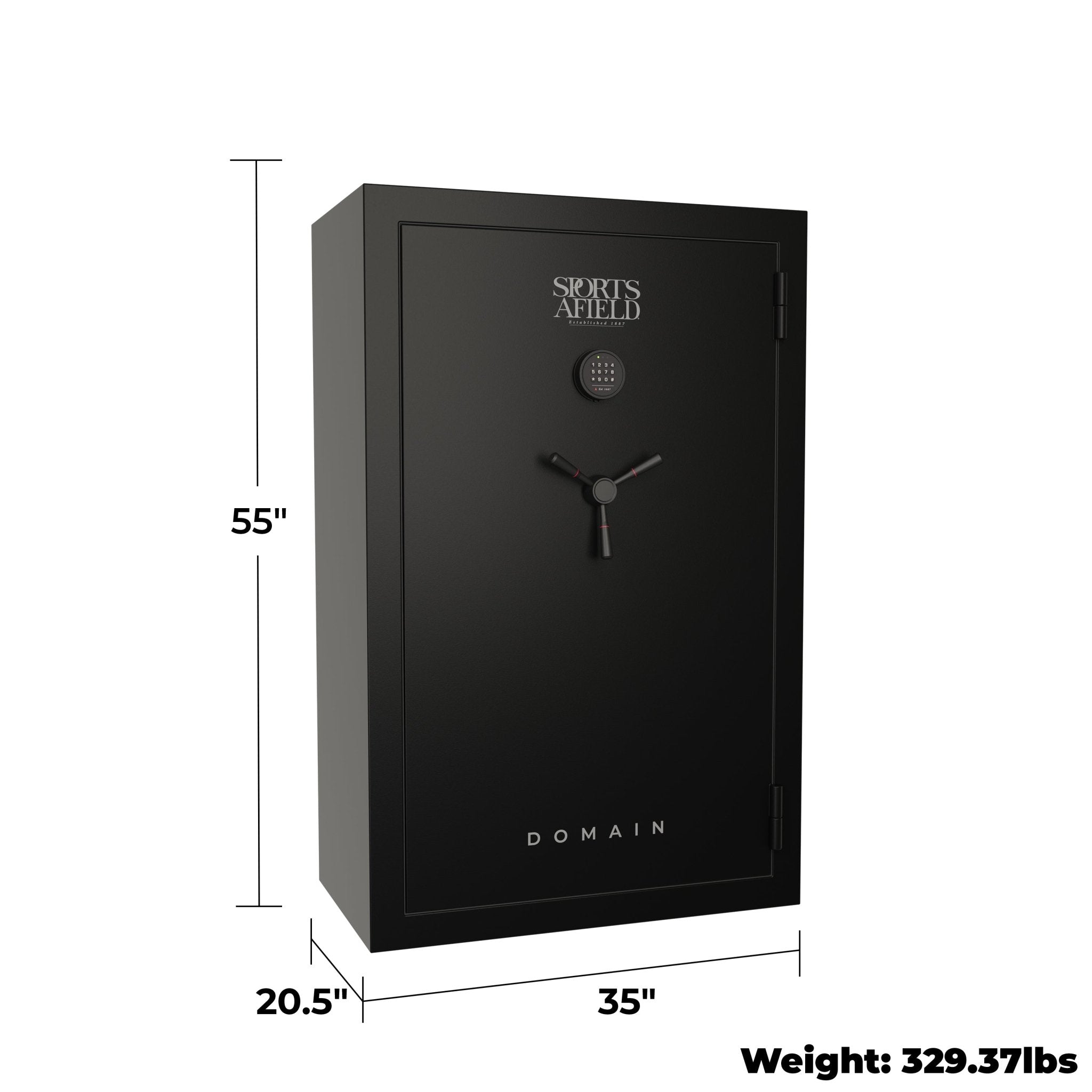 Sports Afield SA5540DOM-H Domain Series Gun Safe - 40 Guns - Gun Safes & Rifle Safe Products by Sports Afield | Buy at Agent BBQ