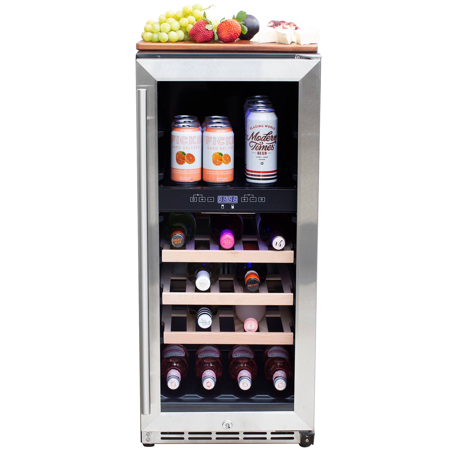 Summerset 15-Inch Outdoor Rated Dual Zone Wine Cooler - Grill : Refrigeration by Summerset | Buy at Agent BBQ