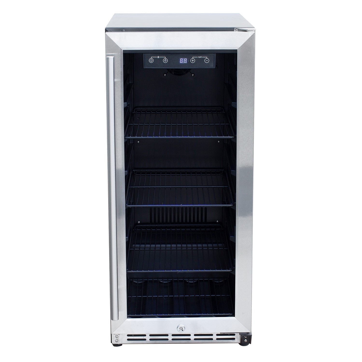 Summerset 15-Inch Outdoor Rated Refrigerator with Glass Door - Grill : Refrigeration by Summerset | Buy at Agent BBQ