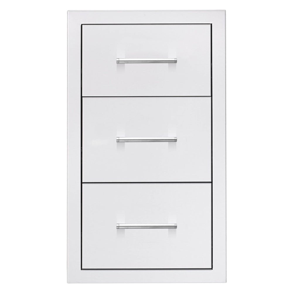 Summerset 17-Inch Vertical 2-Drawer & Paper Towel Holder Combo - Grill : Cabinetry by Summerset | Buy at Agent BBQ
