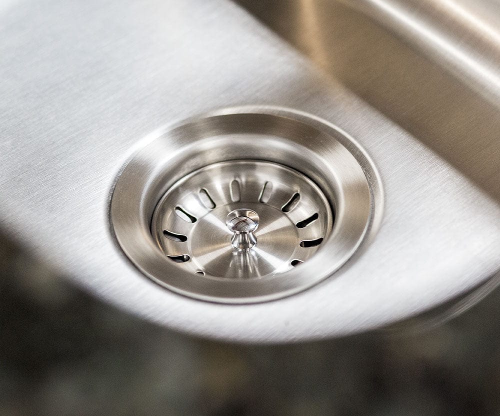 Summerset 19" Undermount Outdoor Sink & 360º Hot/Cold Faucet Stainless Steel - Sink by Summerset | Buy at Agent BBQ