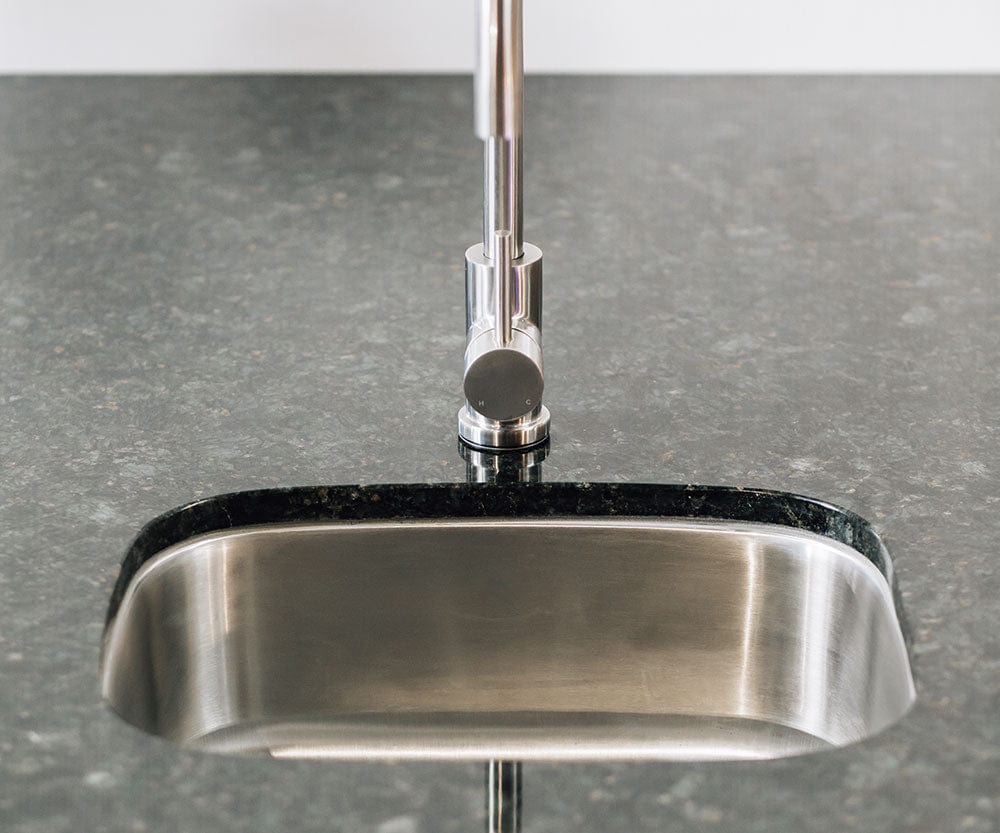 Summerset 19" Undermount Outdoor Sink & 360º Hot/Cold Faucet Stainless Steel - Sink by Summerset | Buy at Agent BBQ