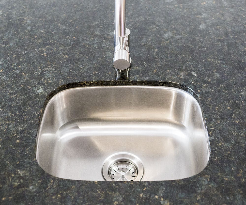 Summerset 19" Undermount Outdoor Sink & 360º Hot/Cold Faucet Stainless Steel - Sink by Summerset | Buy at Agent BBQ