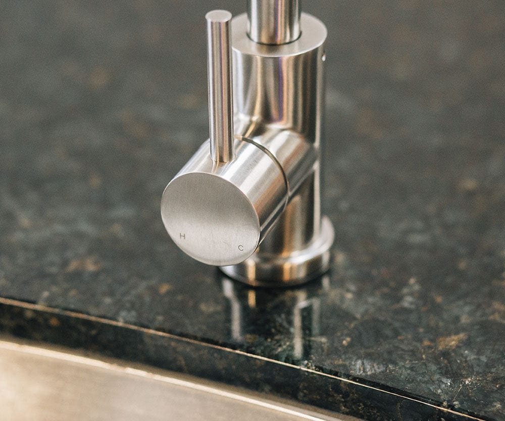 Summerset 19" Undermount Outdoor Sink & 360º Hot/Cold Faucet Stainless Steel - Sink by Summerset | Buy at Agent BBQ