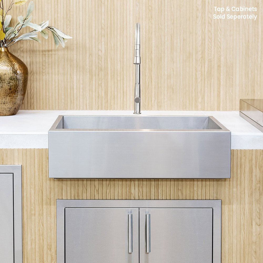 Summerset 32-Inch Outdoor Rated Farmhouse Sink - Grill : Sink & Bar by Summerset | Buy at Agent BBQ