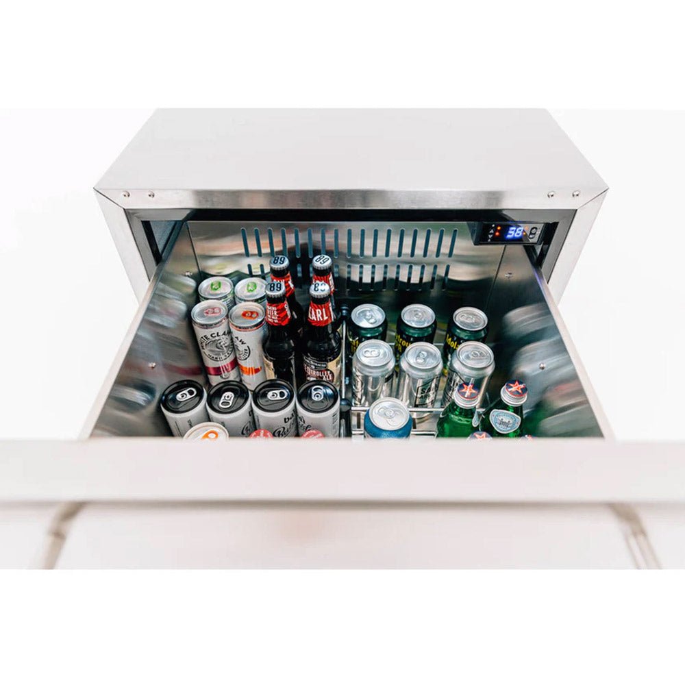 Summerset 5.3C Deluxe Outdoor Rated 2-Drawer Fridge, 24-Inches - Grill : Refrigeration by Summerset | Buy at Agent BBQ