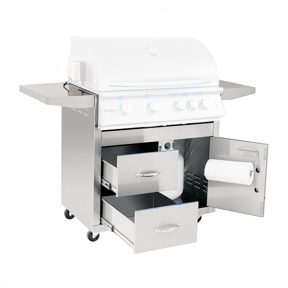 Summerset Sizzler PRO Series Cart, 32-Inch - Grill : Accessory by Summerset | Buy at Agent BBQ