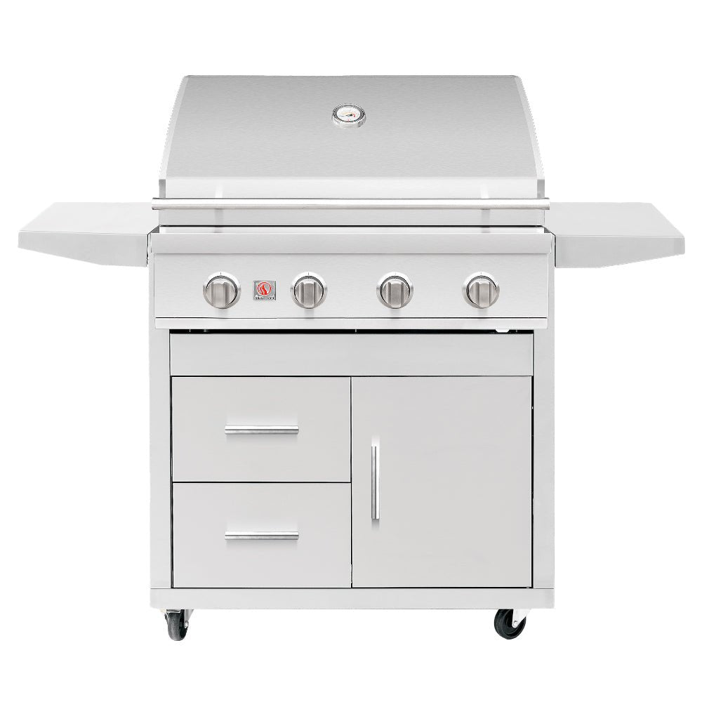 Summerset Sizzler Series Freestanding Gas Grill on Deluxe Cart, 32-Inch - Grill : Gas by Summerset | Buy at Agent BBQ