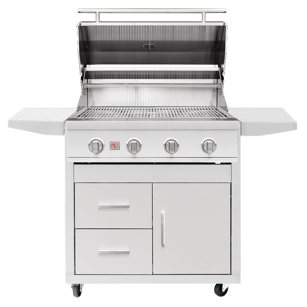 Summerset Sizzler Series Freestanding Gas Grill on Deluxe Cart, 32-Inch - Grill : Gas by Summerset | Buy at Agent BBQ