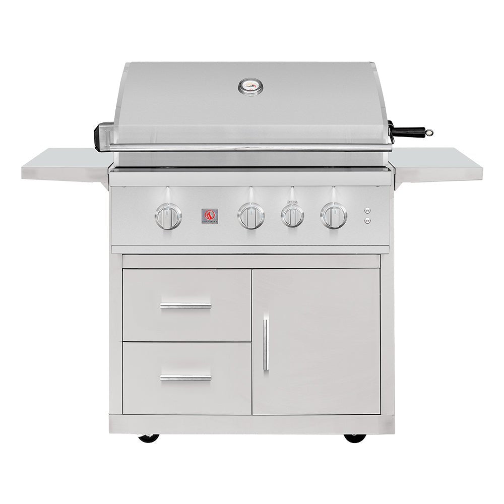 Summerset TRL Pro Series Freestanding Gas Grill on Deluxe Cart, 32-Inch - Grill : Gas by Summerset | Buy at Agent BBQ