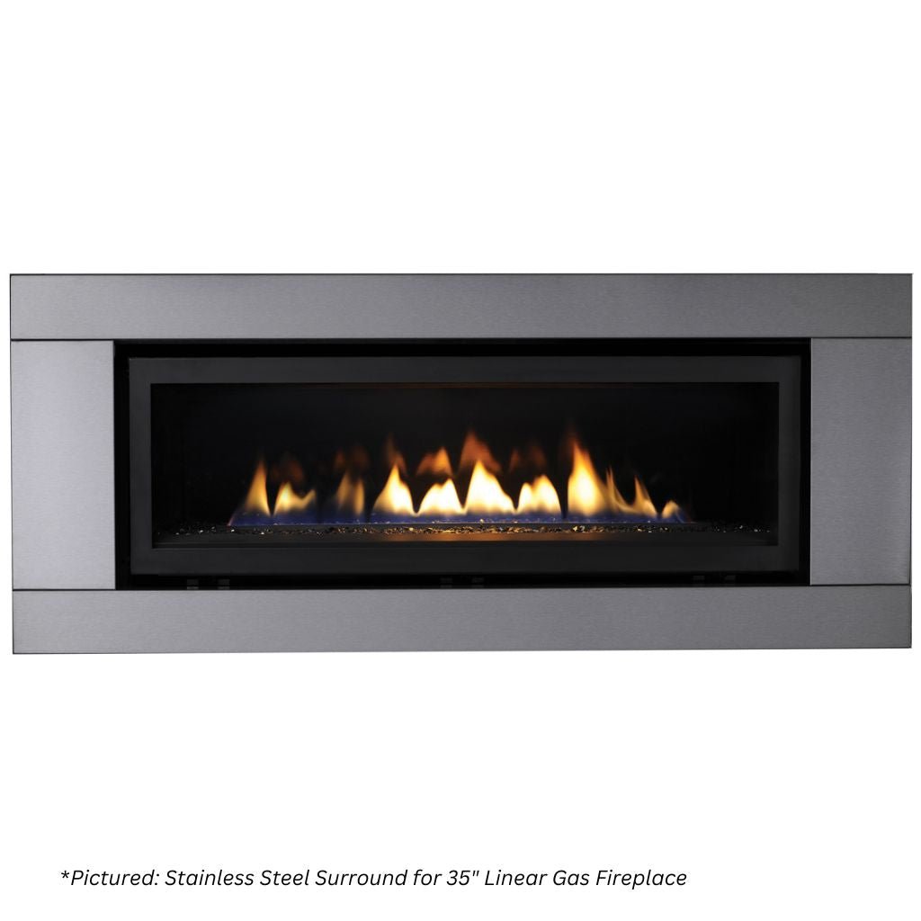 Superior 35" Direct Vent Linear Gas Fireplace | DRL2035 - by Superior | Buy at Agent BBQ