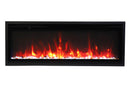 Amantii Symmetry 42'' Extra Slim Smart Wall Mount / Recessed Electric Fireplace