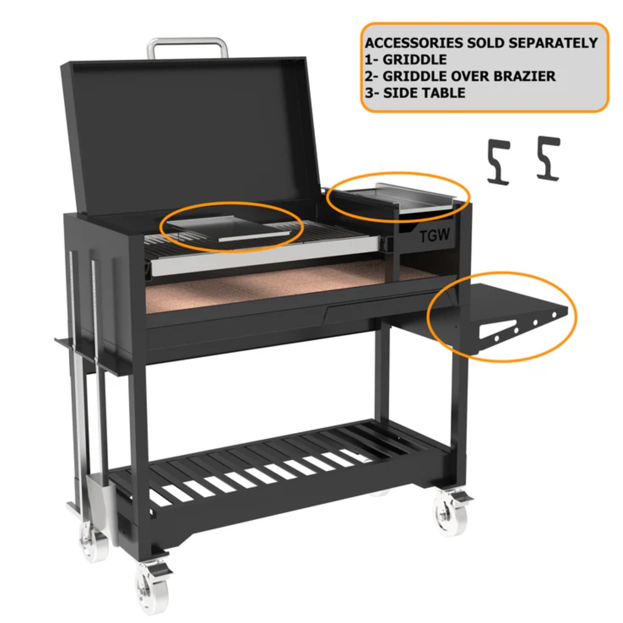 Tagwood BBQ Argentine Gaucho Freestanding Charcoal Grill - by Tagwood BBQ | Buy at Agent BBQ