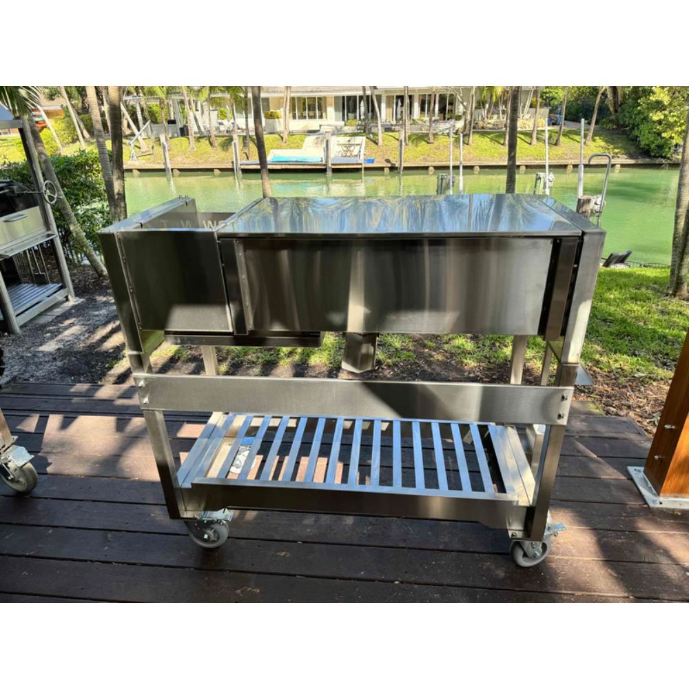 Tagwood BBQ Argentine Gaucho Stainless Steel Freestanding Charcoal Grill - by Tagwood BBQ | Buy at Agent BBQ