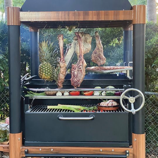 Tagwood BBQ Beast Argentine Wood Fire & Charcoal Grill - BBQ02SI - by Tagwood BBQ | Buy at Agent BBQ