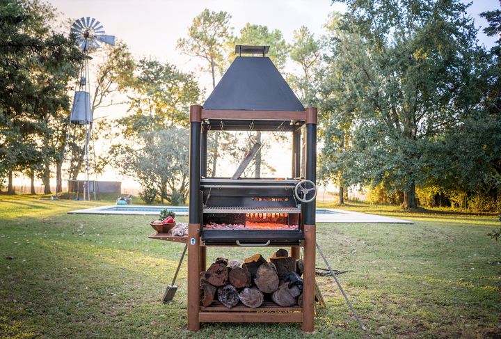 Tagwood BBQ Beast Argentine Wood Fire & Charcoal Grill - BBQ02SI - by Tagwood BBQ | Buy at Agent BBQ