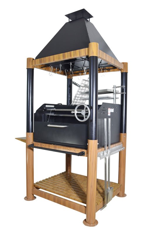 Tagwood BBQ Beast Argentine Wood Fire & Charcoal Grill - BBQ02SI - by Tagwood BBQ | Buy at Agent BBQ