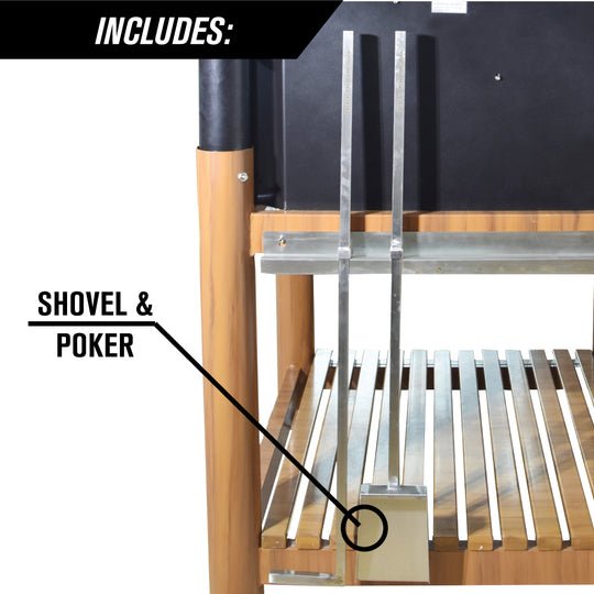 Tagwood BBQ Beast Argentine Wood Fire & Charcoal Grill - BBQ02SI - by Tagwood BBQ | Buy at Agent BBQ