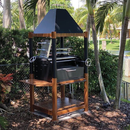 Tagwood BBQ Beast Argentine Wood Fire & Charcoal Grill - BBQ02SI - by Tagwood BBQ | Buy at Agent BBQ