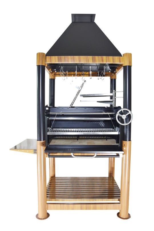 Tagwood BBQ Beast Argentine Wood Fire & Charcoal Grill - BBQ02SI - by Tagwood BBQ | Buy at Agent BBQ