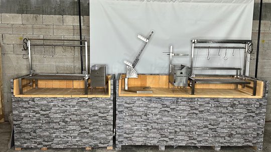 Tagwood BBQ Built - In Argentine Santa Maria Wood Fire & Charcoal Grill - BBQ09SS - by Tagwood BBQ | Buy at Agent BBQ