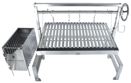 Tagwood BBQ Built - In Argentine Santa Maria Wood Fire & Charcoal Grill - BBQ09SS - by Tagwood BBQ | Buy at Agent BBQ