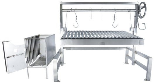 Tagwood BBQ Built - In Argentine Santa Maria Wood Fire & Charcoal Grill - BBQ09SS - by Tagwood BBQ | Buy at Agent BBQ