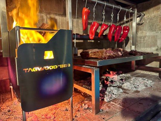 Tagwood BBQ Built - In Argentine Santa Maria Wood Fire & Charcoal Grill - BBQ09SS - by Tagwood BBQ | Buy at Agent BBQ