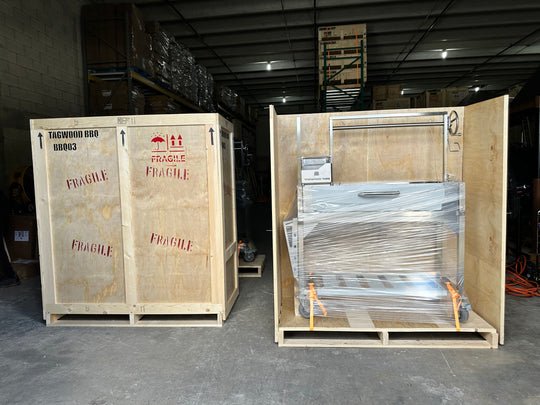 Tagwood BBQ Fully Assembled Argentine Santa Maria Wood Fire & Charcoal Grill - BBQ03SS - by Tagwood BBQ | Buy at Agent BBQ