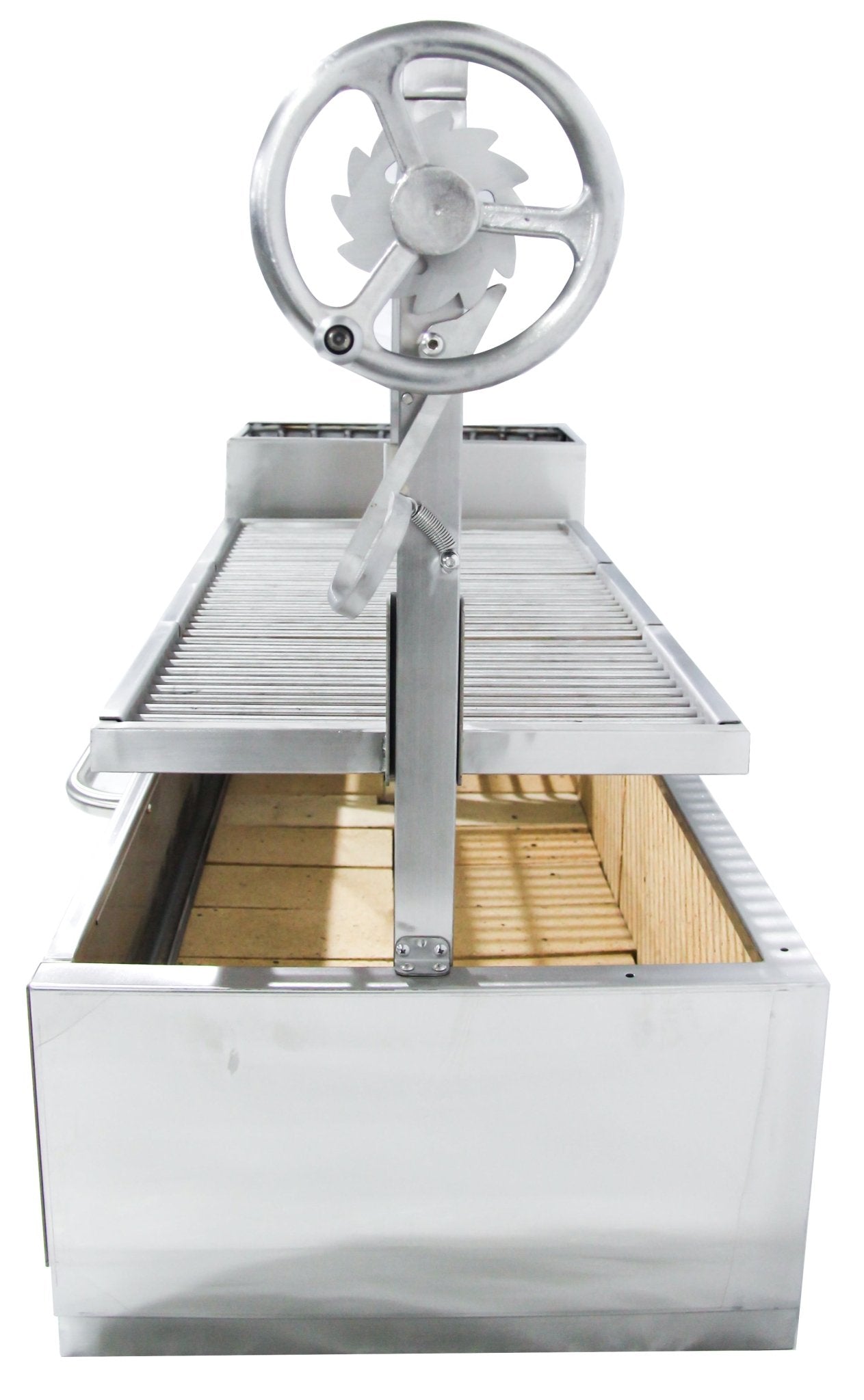 Tagwood BBQ Fully Assembled Built - In Santa Maria Argentine Wood Fire & Charcoal Gaucho Grill - BBQ05SSF - by Tagwood BBQ | Buy at Agent BBQ