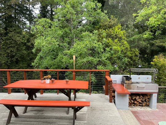Tagwood BBQ Fully Assembled Built - In Santa Maria Argentine Wood Fire & Charcoal Gaucho Grill - BBQ05SSF - by Tagwood BBQ | Buy at Agent BBQ