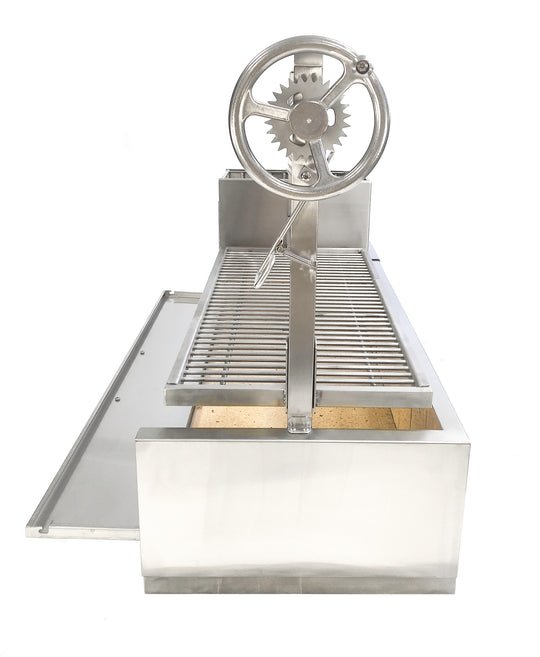 Tagwood BBQ Fully Assembled Built - In Santa Maria Argentine Wood Fire & Charcoal Gaucho Grill - BBQ05SSF - by Tagwood BBQ | Buy at Agent BBQ